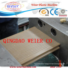 wpc product making machine / wood plastic wpc decking profile production line